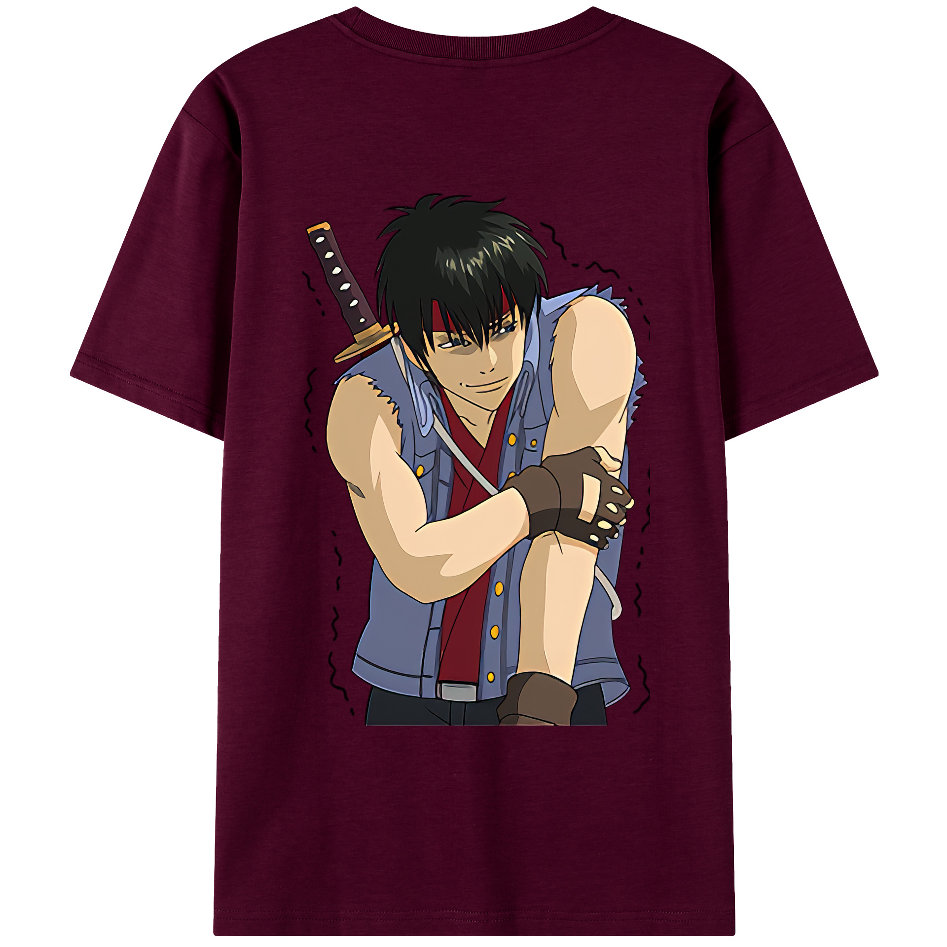 （画像用） ぎんたま 坂田銀時（さかたぎんとき） 神楽 志村新八（しむら しんぱち） GINTAMA Sakata Gintoki Kagura Shimura Shinpachi レディース半袖Tシャツ(バックプリント)